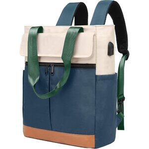 COPY - Women's Blue Convertible Daypack Laptop Backpack Computer Backpack Work